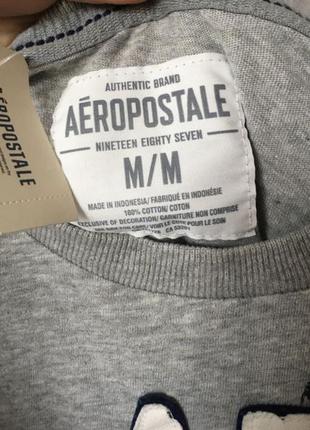 Футболка с принтом с нашивками aeropostale4 фото