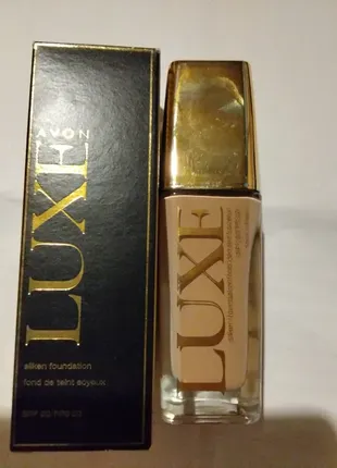 Тональный крем luxe avon beige linen ex 11/23