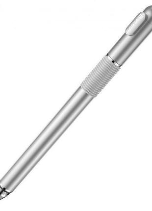 Стилус baseus golden cudgel capacitive stylus pen silver (acpc...