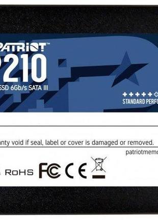 Накопичувач ssd 2.5" 128gb patriot 3d qlc (p210s128g25)