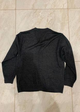 Кардиган polo ralph lauren сірий светр на ґудзиках3 фото