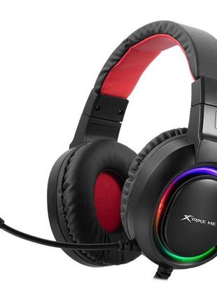 Навушники ігрова гарнітура xtrike me gh-405 rgb black