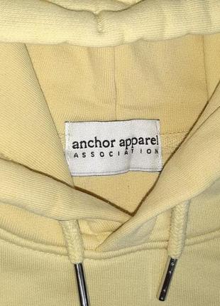 1+1=3 фирменное женское лимонное худи с капюшоном anchor apparel, размер 44 - 466 фото