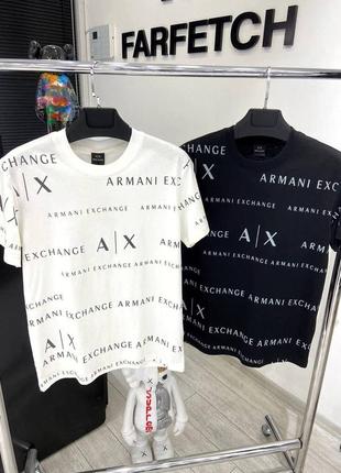 Мужская футболка армани эксчендж / футболка от armani