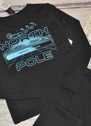 8-10 /10-12 р h&m новий фірмовий трикотажна піжама комплект костюм північний полюс5 фото