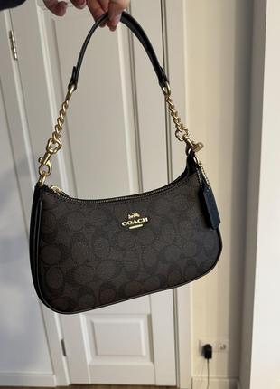Кожаная сумка coach teri