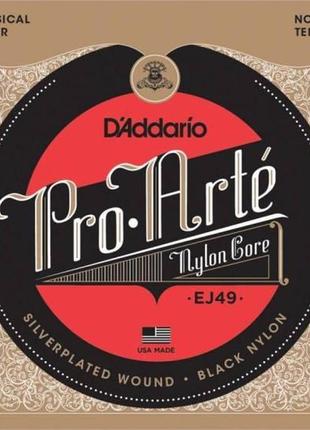 Нейлонові струни для класичної гітари d'addario ej49 pro-arte ...