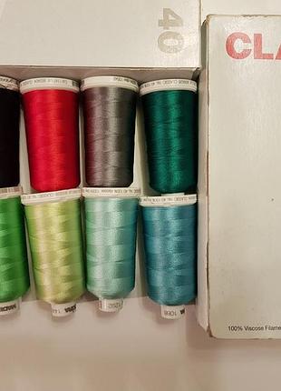 Нитки для машинної вишивки набір 10 шт. madeira classik no 40/...