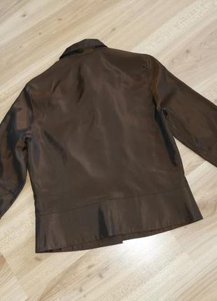 Блуза коричнева жакет кофточка2 фото