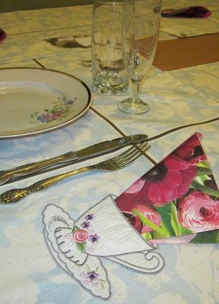 Серветка сервірувальна, підставка під тарілки з вишив.комплект...