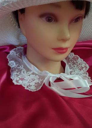 Комірець мереживо для сукні, блузи,футболки, шкільної форми. р...