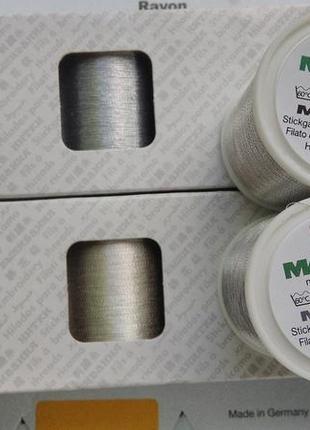 Нитки металік вишивальні 2 шт. madeira metalik fs no4010, no40...