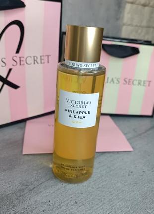 Ароматный мист для тела natural beauty body care «pineapple &amp; shea». victoria’s secret. оригинал 🇺🇸