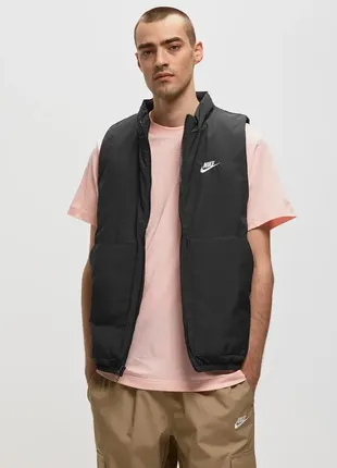 Жилетка nike m club puffer vest dx0676-010 оригинал7 фото