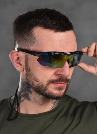 Окуляри тактичні захисні у чохлі oakley m-frame hybride баліст...