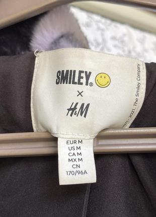 Кофта хутро smiley x h&m шубка вкорочена3 фото