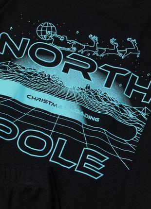 8-10 /10-12 р h&m новий фірмовий трикотажна піжама комплект костюм північний полюс2 фото
