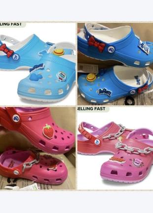 Crocs franken berry classic clog  лімітована серія  джибітси з usa!3 фото