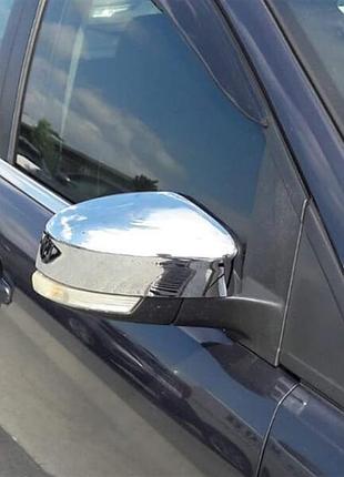 Накладки на дзеркала (2 шт, пласт.) для ford mondeo 2008-2014 рр
