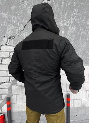 Зимова тактична куртка island black вт68192 фото