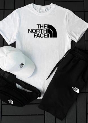 4в1 літній чоловічий спортивний костюм комплект the north face