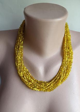 Намисто жовте 2