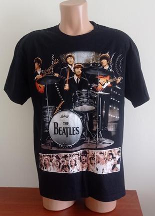 Вінтажні футболка the beatles1 фото