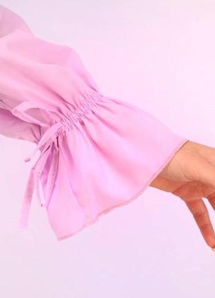Блуза женская кофта нарядная кофта розовая блуза3 фото