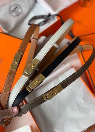 Жіночий ремінь в стилі hermes kelly