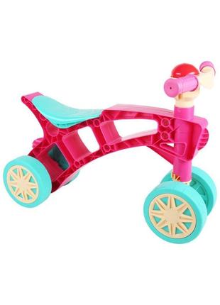 Дитячий біговел каталка "ролоцикл" технок 3824txk (pink) рожевий