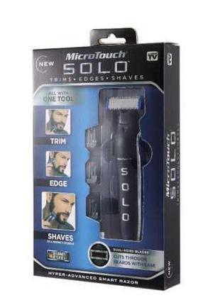 Триммер - бритва для мужчин micro touch solo, мужская машинка ...3 фото