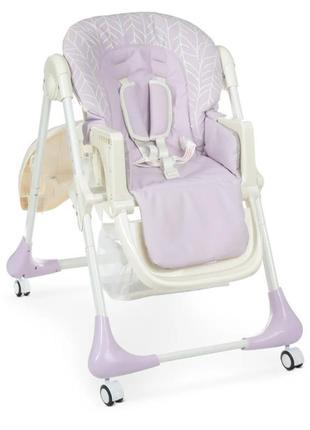 Стільчик для годування bambi m 3233l lilac6 фото