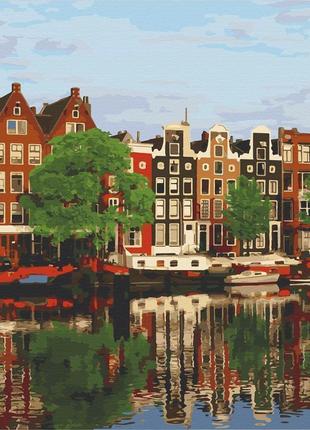 Картина по номерам. art craft кольоровий амстердам 40х50 см 11...