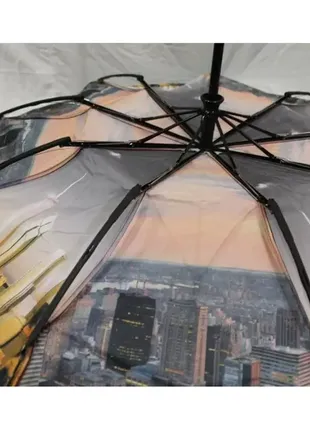 Зонт, парасолька з подвійним покриттям купола, спиці карбон, анти-вітер, 7067 фото
