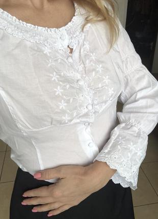 Блузка вишивка котон