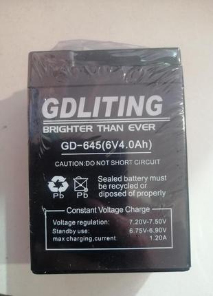 Акумулятор gdlite gd-645 для ваг