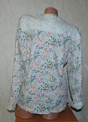 Блуза принтована бренду mantaray
 /100% бавовна/ регульований рукав/
еластична/3 фото