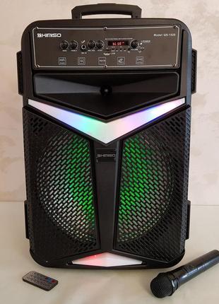 Колонка з мікрофоном kimiso qs-1520