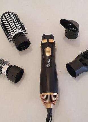 Фен 4в1 мультистайлер dsp 50001a гребінець з обертанням