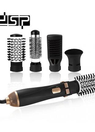 Фен, електричний гребінець, випрямляч 4 в 1 dsp e-50001 гребін...