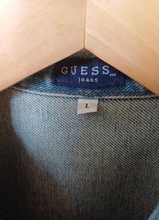 Куртка джинсовая винтажная guess style 10874 size l
есть потертости, добавляющие стиль3 фото