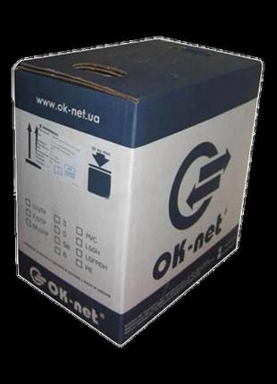 Кабель ok-net (utp мідь патчкордовий) кгпв-вп (100) 4*2*0,48 (...