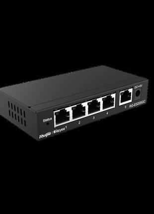 Ruijie reyee rg-es205gc 5-портовий гігабітний інтелектуальний ...