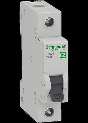 Schneider electric ez9f34163 easy9, 63a c автоматичний вимикач