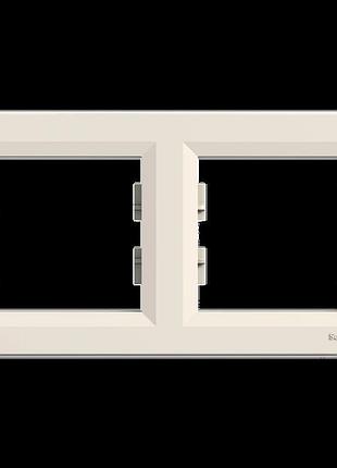Schneider electric asfora eph5800223 рамка двомісна горизонтальна