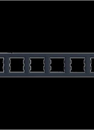 Schneider electric eph5800671 asfora рамка 6 постів антрацит г...