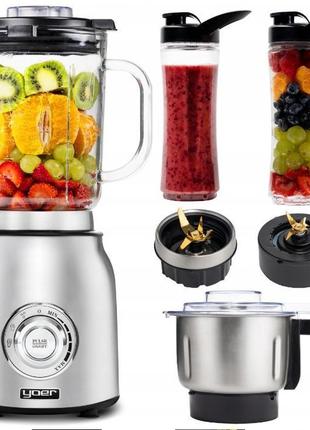 Блендер глечиковий 4в1 yoer titano jb03s 1600w з подрібнювачем...