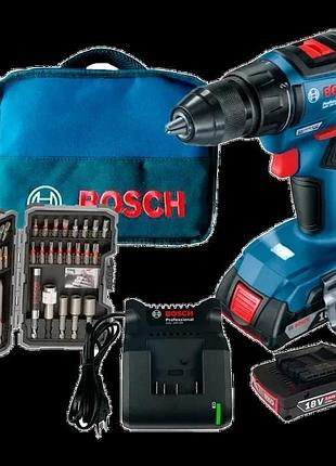 Bosch gsr 18v-50 set (06019h5004) акумуляторний дриль-шурупокрут