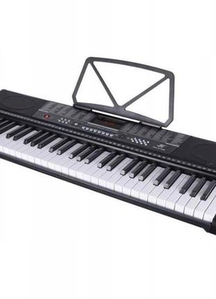 Синтезатор музична клавіатура мк мк-2102 usb mp3 з пюпітром і ...2 фото