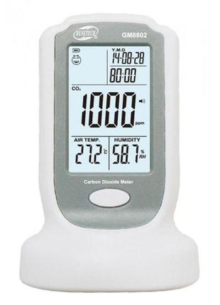 Детектор вуглекислого газу (co2) benetech gm8802 (від 0 до 200...